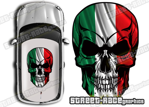 Roof SKULL 723 - Italian flag