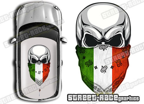 Roof SKULL 805 - Italian flag