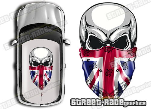 Roof SKULL 806 - Union Jack