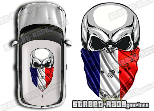 Roof SKULL 820 - French flag