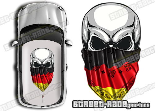 Roof SKULL 821 - German flag