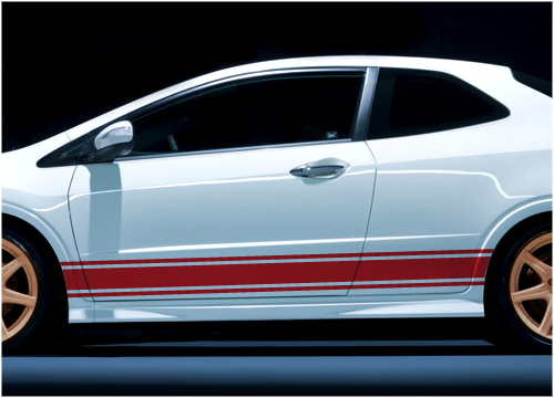 Side racing stripes 8