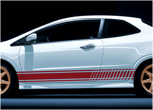 Side racing stripes 9