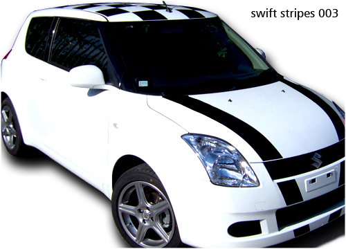 Suzuki Swift OTT racing stripes 003
