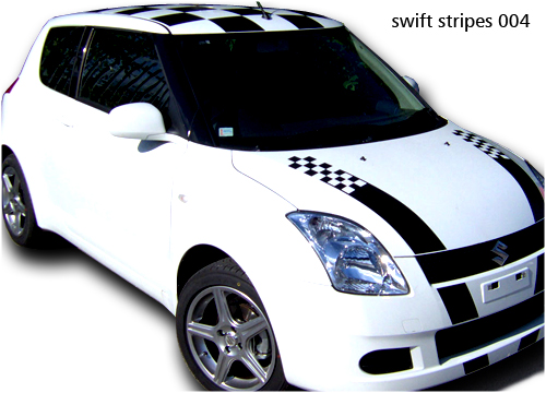 Suzuki Swift OTT racing stripes 004