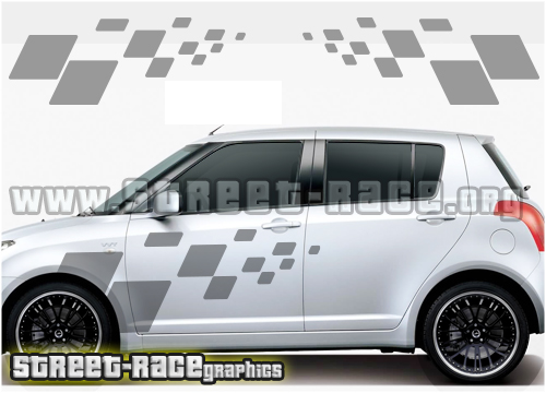 Suzuki Swift large flag graphics 016
