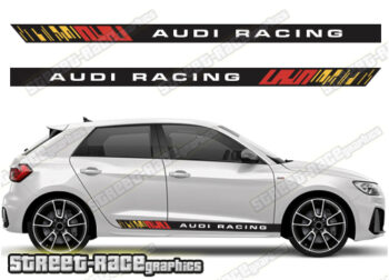 Audi A1 printed racing stripes 032 - German Flag