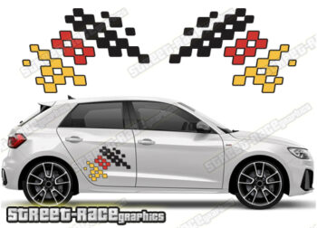 Audi A1 printed decals 036 - German Flag