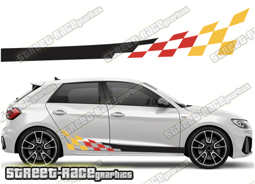 Audi A1 racing stripes 022