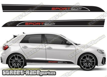 Audi A1 racing stripes 023
