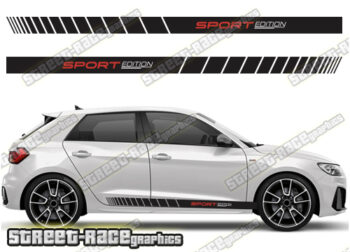 Audi A1 racing stripes 025