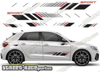 Audi A1 racing stripes 027
