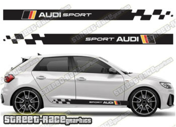 Audi A1 racing stripes 029 - German flag
