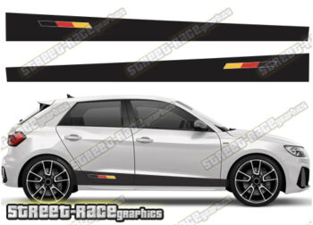 Audi A1 racing stripes 031 - German flag