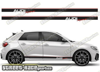 Audi A1 racing stripes 032