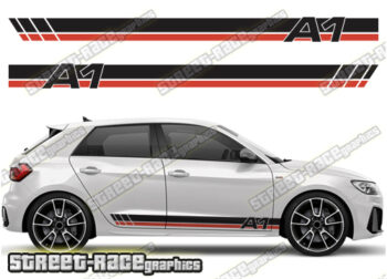 Audi A1 racing stripes 035