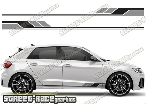 Audi A1 racing stripes 037