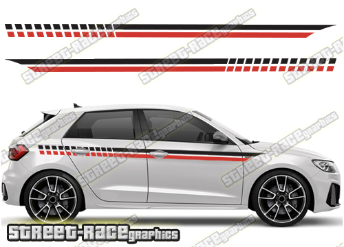 Audi A1 racing stripes 038