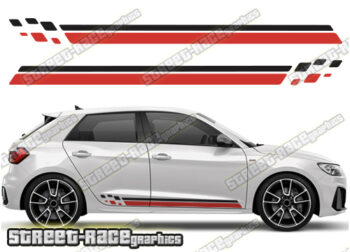 Audi A1 racing stripes 040
