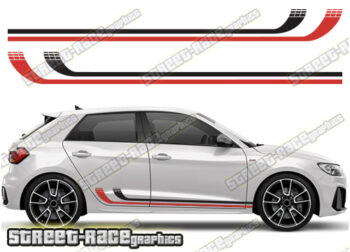 Audi A1 racing stripes 041