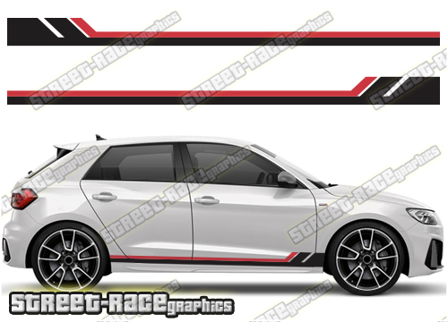 Audi A1 racing stripes 042