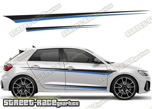 Audi A1 racing stripes 043
