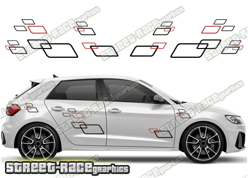 Audi A1 racing stripes 045