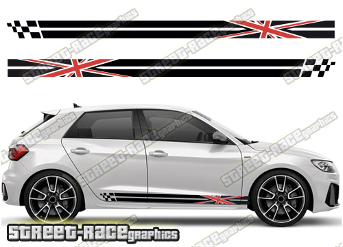 Audi A1 racing stripes 046