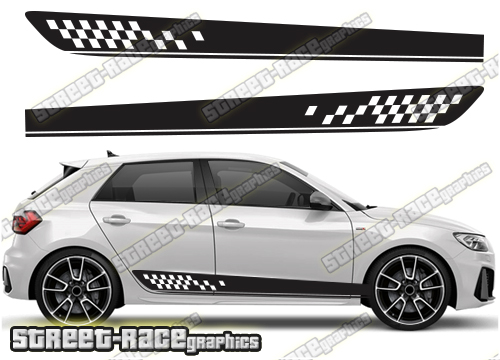 Audi A1 racing stripes 050
