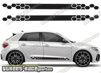 Audi A1 racing stripes 051