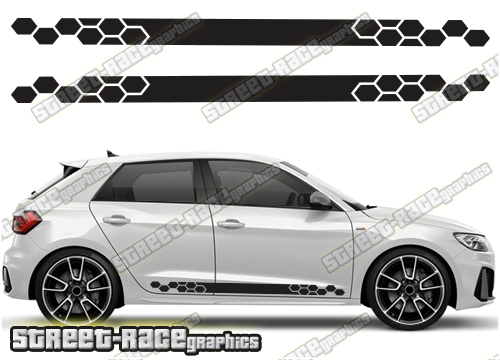 Audi A1 racing stripes 051