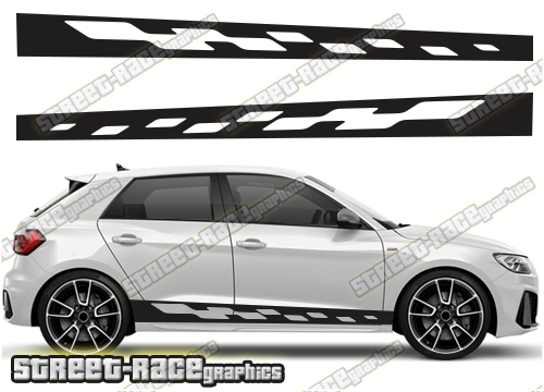 Audi A1 racing stripes 052