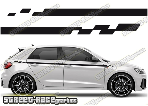 Audi A1 racing stripes 053