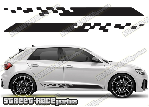 Audi A1 racing stripes 055