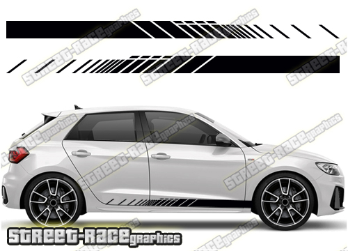 Audi A1 racing stripes 056