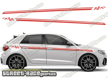 Audi A1 racing stripes 057