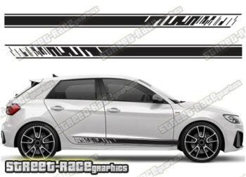 Audi A1 racing stripes 058