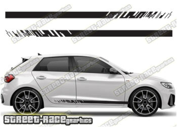 Audi A1 racing stripes 059