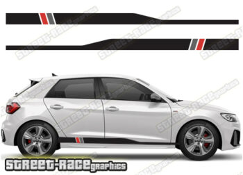 Audi A1 racing stripes 065