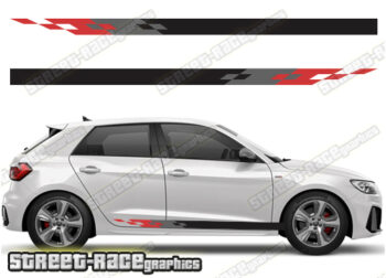 Audi A1 racing stripes 067