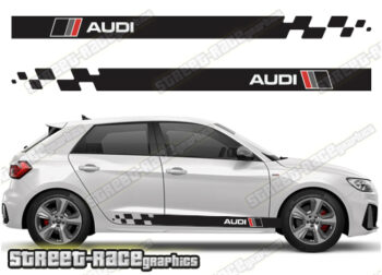 Audi A1 racing stripes