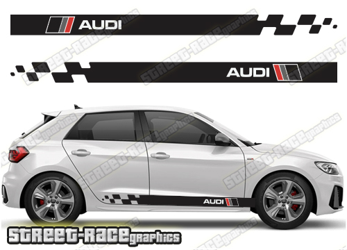 Audi A1 racing stripes 069