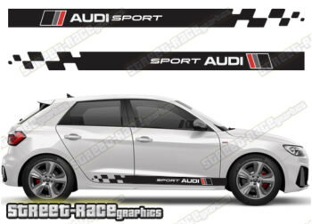 Audi A1 racing stripes 070