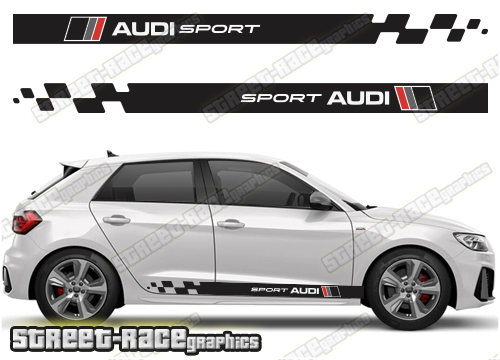 Audi A1 racing stripes 071