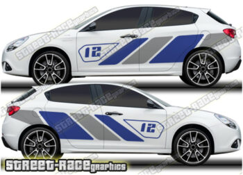 Alfa Romeo Giulietta rally graphics 023