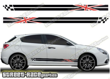 Alfa Romeo Giulietta racing stripes 027 - Union Jack