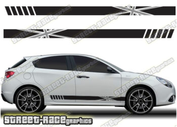Alfa Romeo Giulietta racing stripes 028 - Union Jack