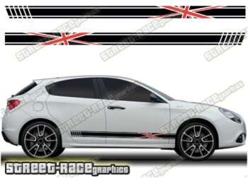 Alfa Romeo Giulietta racing stripes 030 - Union Jack