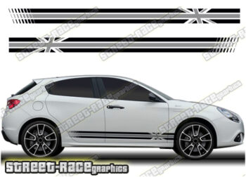 Alfa Romeo Giulietta racing stripes 032 - Union Jack