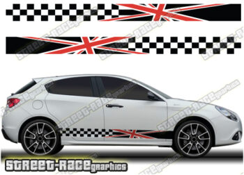 Alfa Romeo Giulietta racing stripes 034 - Union Jack